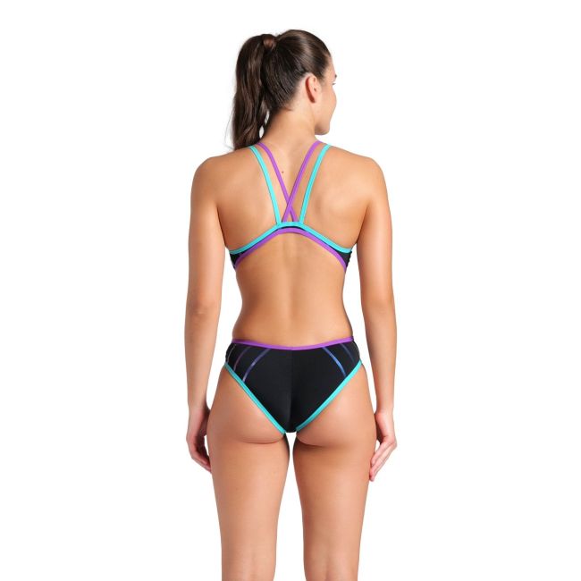 Arena - costum inot femei intreg - W One Metallic Paint - Black I Water I Purple