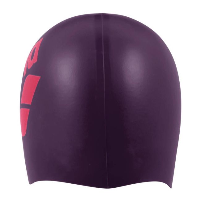 Arena - casca inot silicon - Big Logo - Plum I Bright I Coral