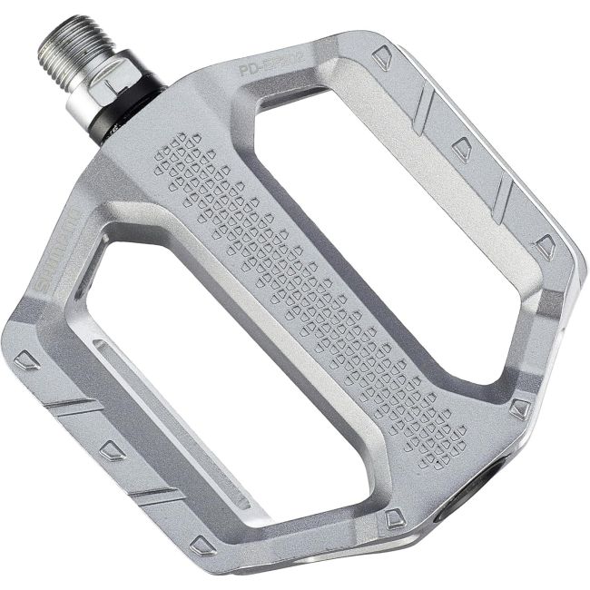 Shimano - pedale MTB flat - PD-EF202 - argintiu