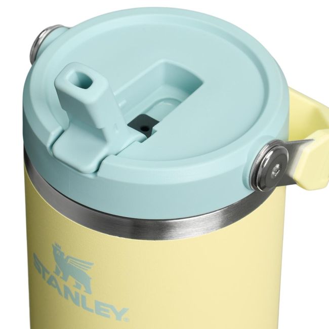 Stanley - termos tip sticla cu pai - Iceflow Flip Straw Tumbler 2.0 - galben - 0.89 L