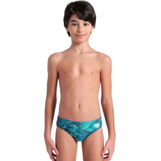 Arena - costum inot baieti - slip - Daly Swim Briefs - Black | Green