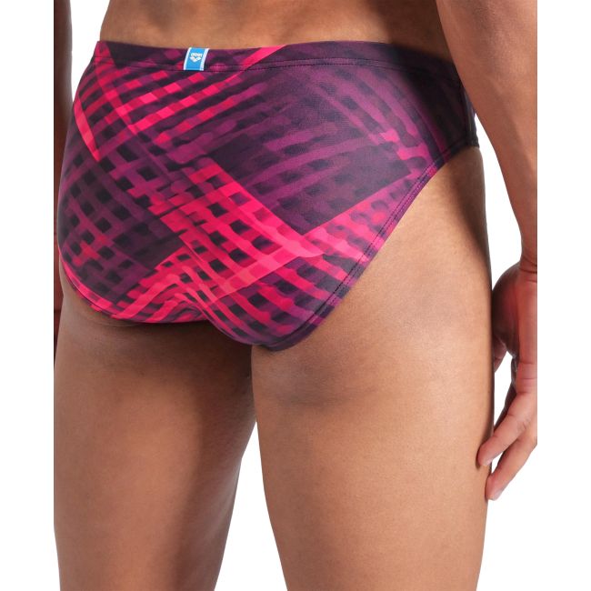 Arena - costum inot barbati - slip - Swim Br Allover - Dark Purple I Multi
