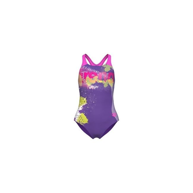 Arena - costum baie intreg pentru fete - G Light Tricks Swim Pro Back - Violet I Shocking Pink I Multi