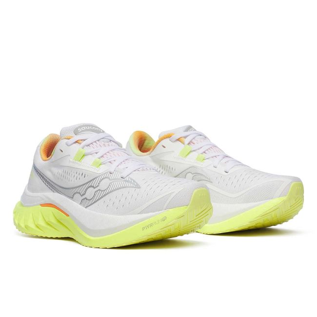 Saucony - pantofi alergare pentru femei - ENDORPHIN SPEED 4 - white | sunny
