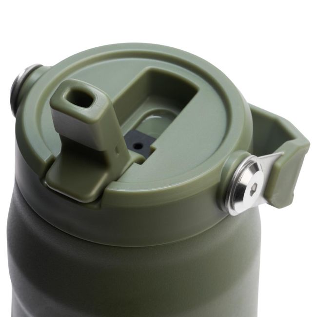 Stanley - termos tip sticla cu pai - Iceflow Flip Straw 2.0 - verde - 0.7 L