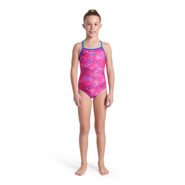 Arena - costum baie intreg pentru fete - Daly Swimsuit Light Drop - Freak I Rose-Blue