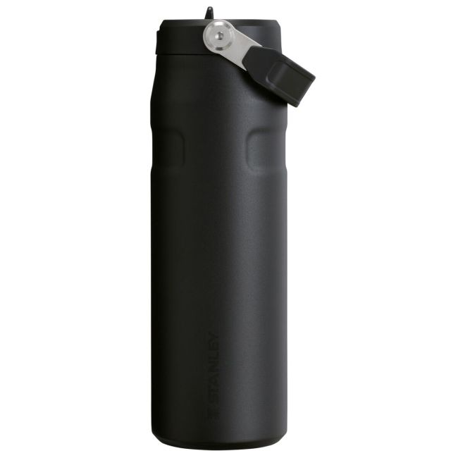 Stanley - termos tip sticla cu pai - Iceflow Flip Straw 2.0 - negru - 0.7 L