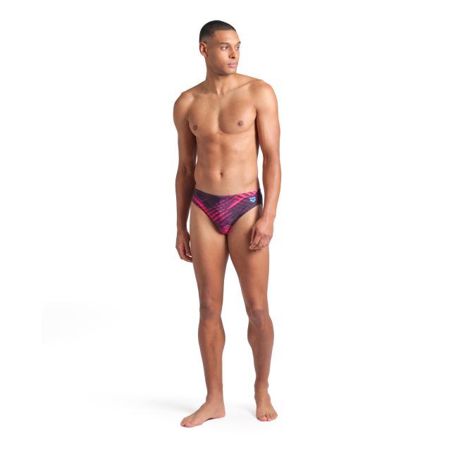 Arena - costum inot barbati - slip - Swim Br Allover - Dark Purple I Multi