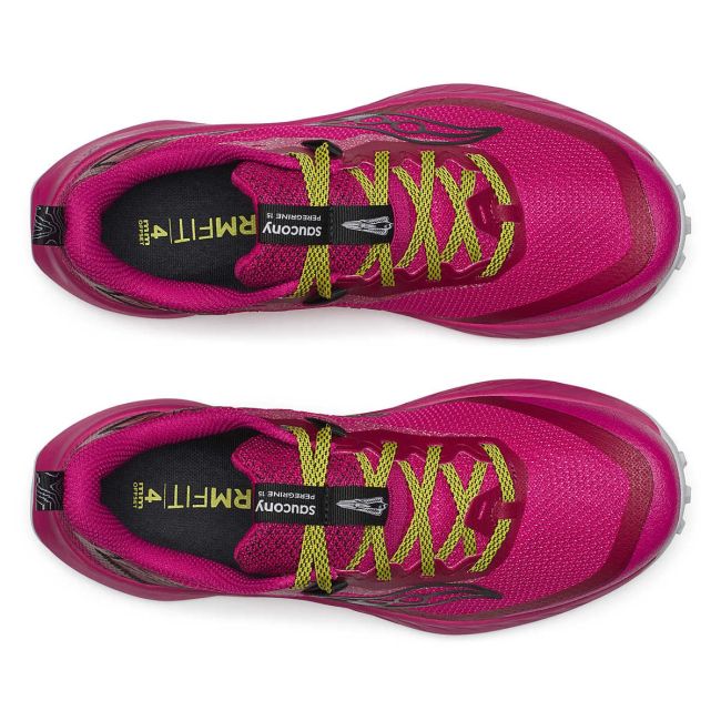 Saucony - pantofi alergare - PEREGRINE 15 W - Magenta | Black