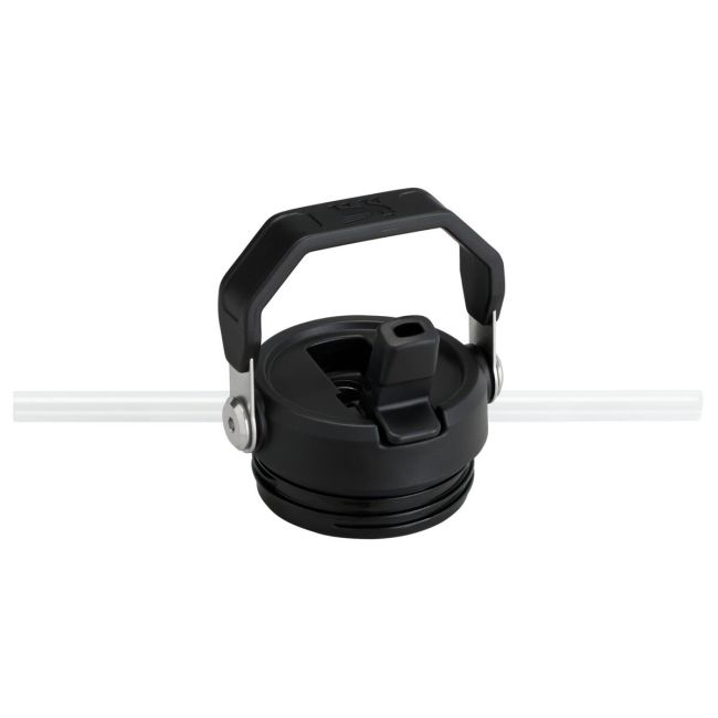 Stanley - termos tip sticla cu pai - Iceflow Flip Straw 2.0 - negru - 0.7 L