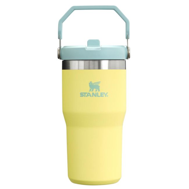 Stanley - termos tip sticla cu pai - IceFlow™ Flip Straw Tumbler - 0.6L - galben