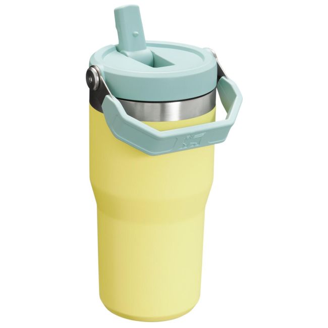 Stanley - termos tip sticla cu pai - IceFlow™ Flip Straw Tumbler - 0.6L - galben