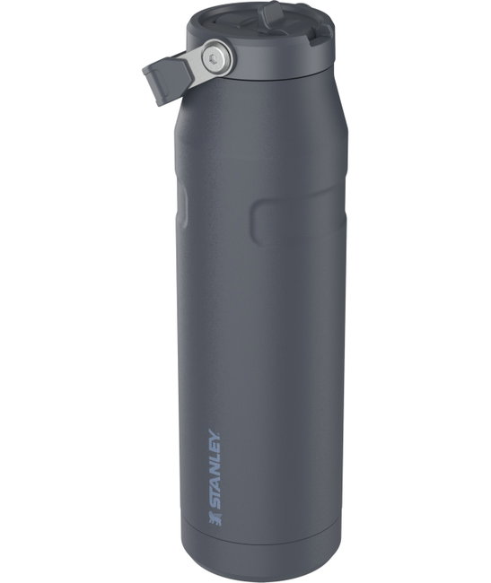 Stanley - termos tip sticla cu pai - Iceflow Flip Straw Lid - gri inchis - 1.06 L