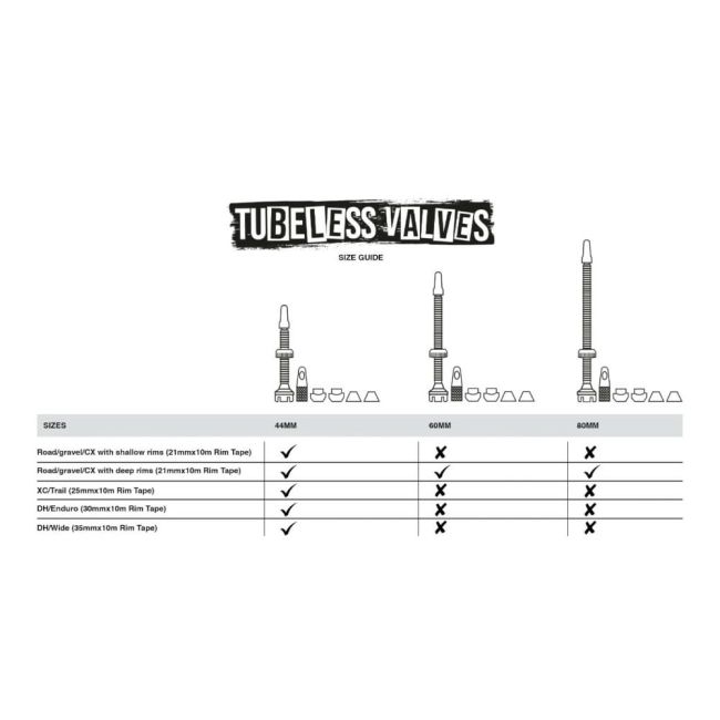 Muc-Off - valve tubeless V2 - Tubeless Valves V2 - iridescent - 60mm