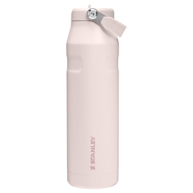 Stanley - termos tip sticla cu pai - Iceflow Flip Straw Lid - roz - 1.06 L