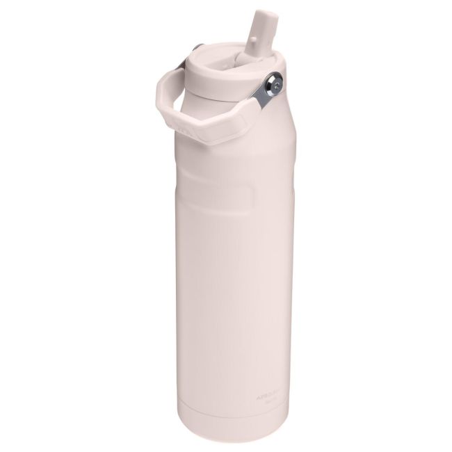 Stanley - termos tip sticla cu pai - Iceflow Flip Straw Lid - roz - 1.06 L