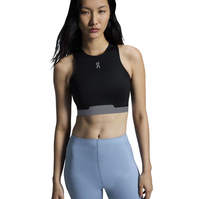 On - bustiera - Train 2-In-1 Crop W - Black