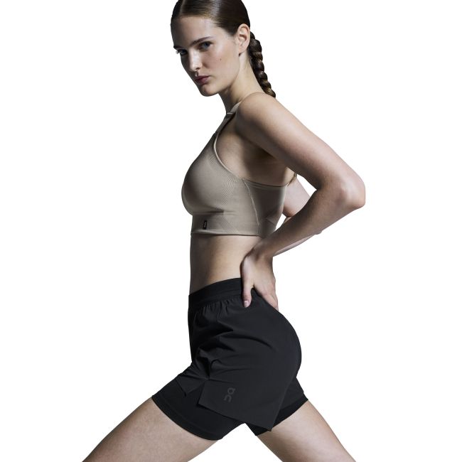 Pantaloni scurți On 3" 2/1 Shorts W - negru | fit rapid