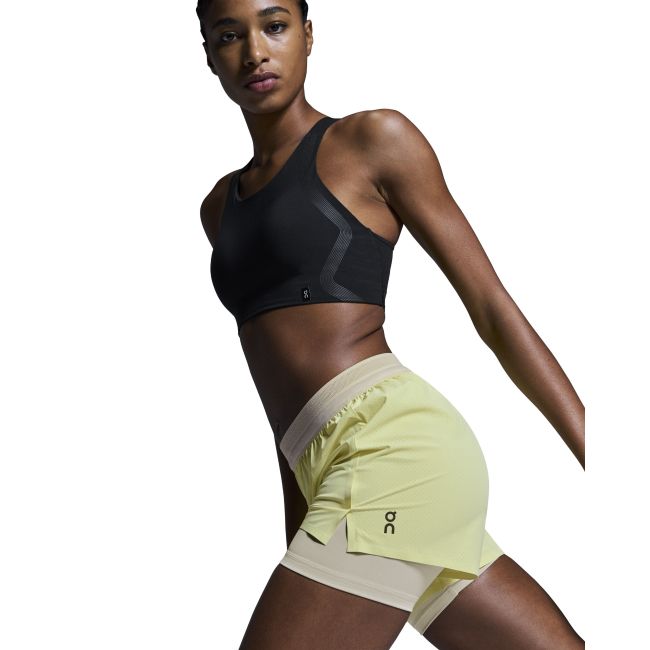 On - pantaloni scurti - 3" Performance 2/1 Shorts W - Limelight | Sand