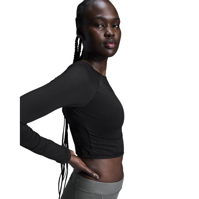 On - bluza - Studio Long-T Crop W - Black