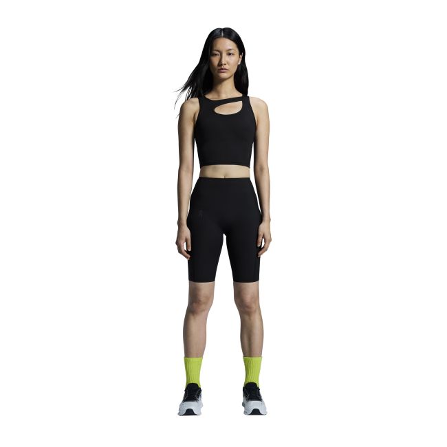 On - bustiera - Studio Cut-Out Crop W - Black