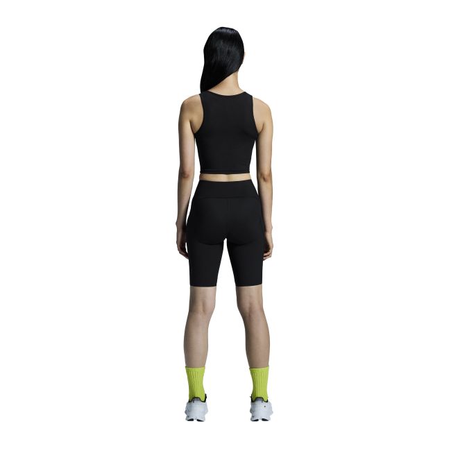 On - bustiera - Studio Cut-Out Crop W - Black