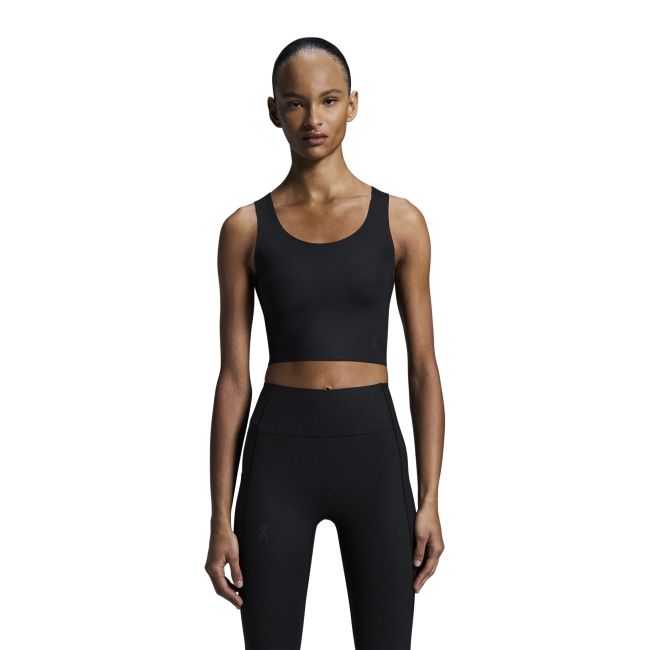 On - bustiera - Studio Open Back Crop W - Black