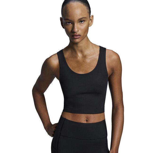 On - bustiera - Studio Open Back Crop W - Black