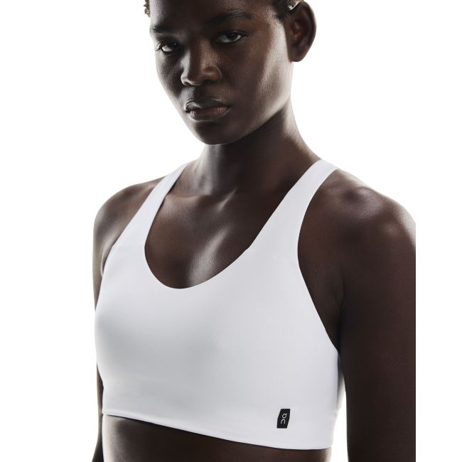 Bustieră sport On Train Bra W - alb | impact redus
