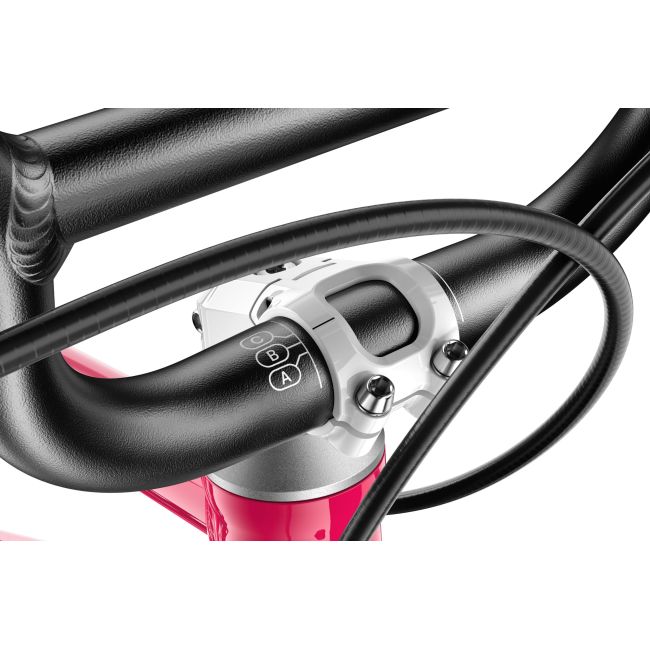 Bicicleta copii Woom 2 Go cu roti 14"  roz Hot Pink