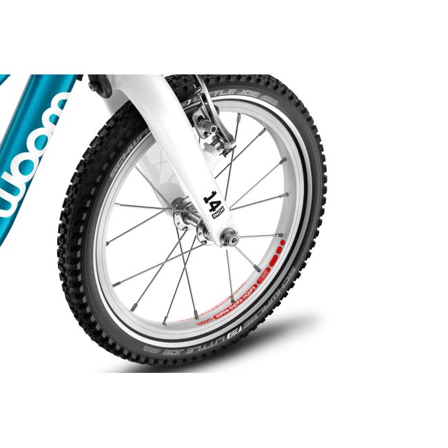 Bicicleta copii Woom 2 Go cu roti 14" albastru Metallic Blue
