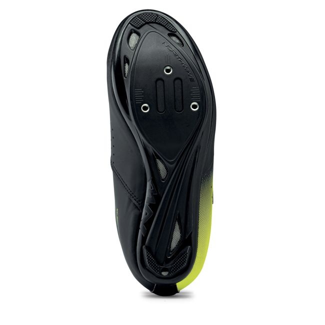 Northwave - pantofi ciclism sosea - Core Junior - Black | Yellow Fluo
