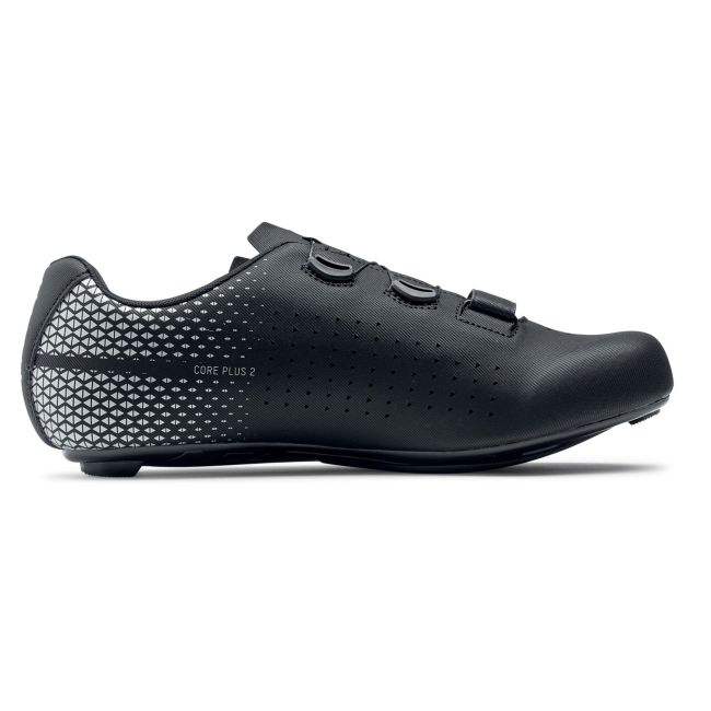 Northwave - pantofi ciclism sosea - Core Plus 2 - negru-argintiu