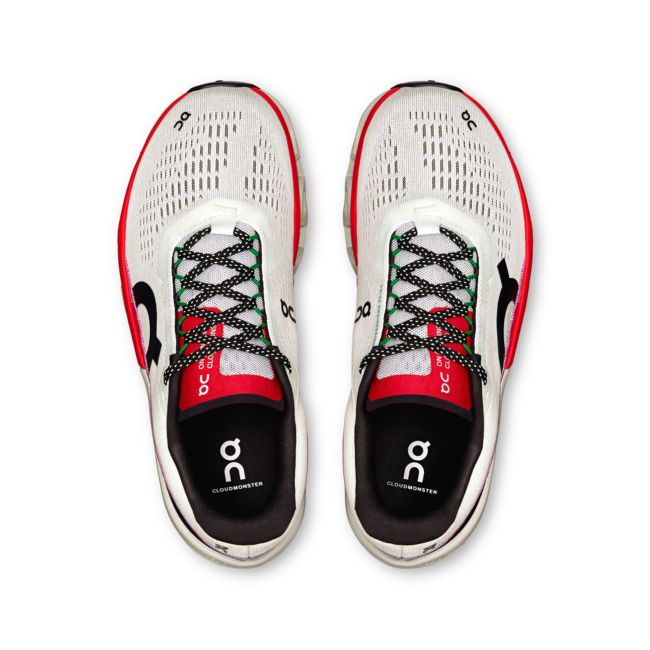 On - pantofi alergare - Cloudmonster 2 W - Ivory | Red