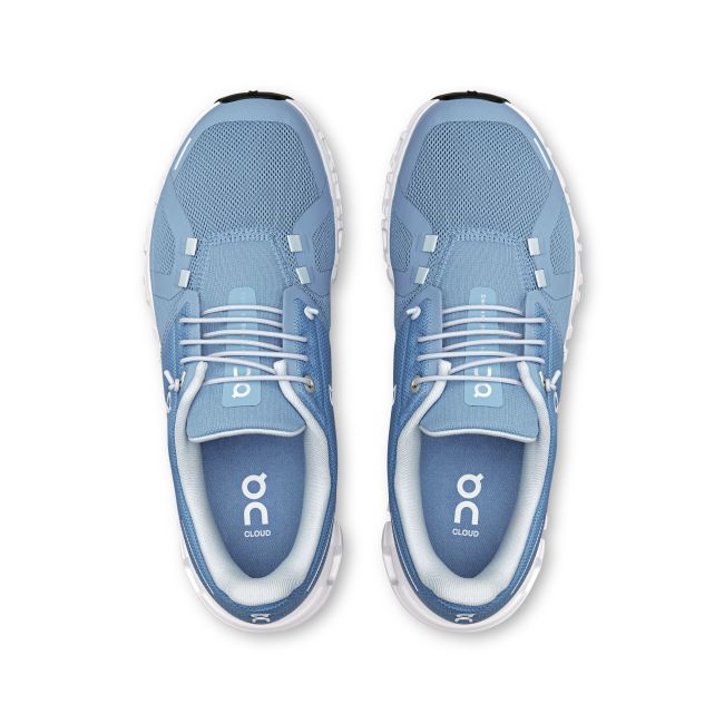 On - pantofi sport - Cloud 6 W - Chambray | White