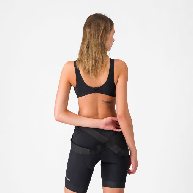 Bustieră ciclism Castelli Rosso Corsa Bra - neagră | ultraușoară