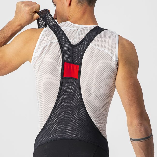 Castelli - pantaloni ciclism scurti cu bretele - Endurance 3 Bibshort - 15-35 gr C - negru