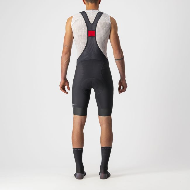 Castelli - pantaloni ciclism scurti cu bretele - Endurance 3 Bibshort - 15-35 gr C - negru