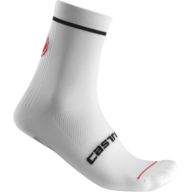 Castelli - sosete ciclism - Entrata 13 Sock - alb