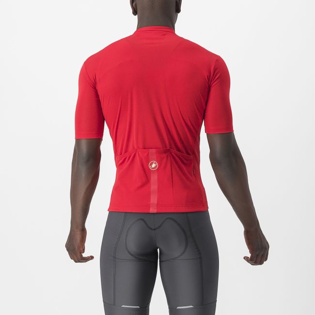Castelli - tricou ciclism maneca scurta regular fit - Classifica Jersey - rosu