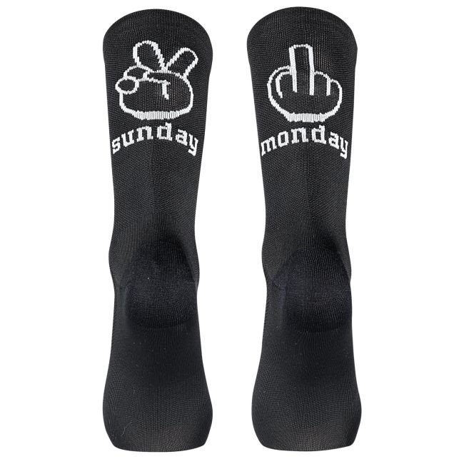 Northwave - sosete ciclism - Sunday Monday Sock - Black