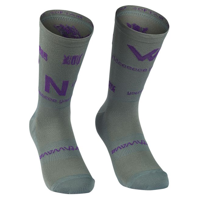 Northwave - sosete ciclism - Type Sock - Sage | Dark Purple