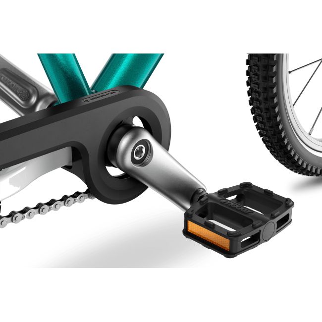 Bicicleta copii Woom 3 Automagic Go cu roti 16" - albastru Metallic Turquoise Petrol