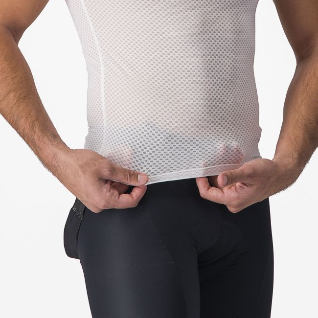 Castelli - bluza de corp fara maneci - Pro Mesh 2.0 Sleeveless - 15-28 gr C - alb