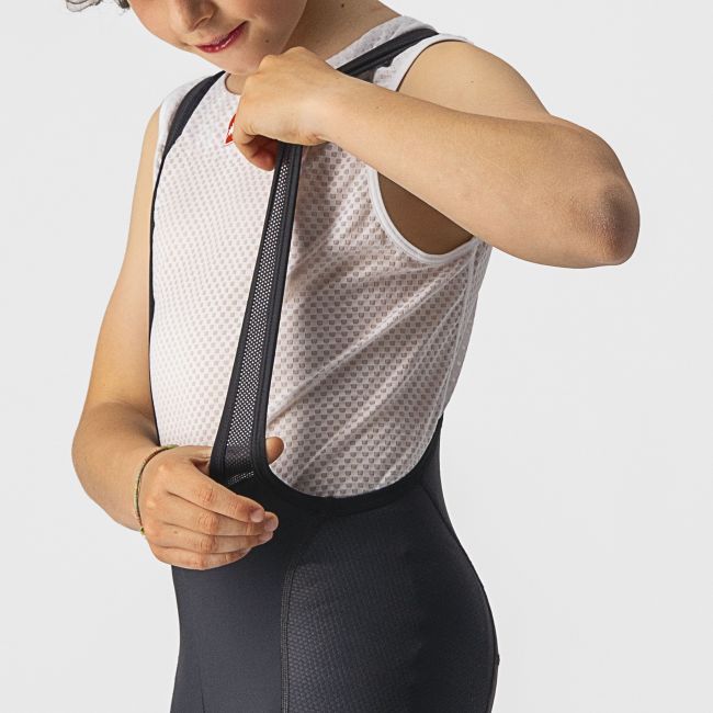 Castelli - pantaloni scurti cilism cu bretele si bazon copii - Jr Competizione Bibshort - 14-38 gr C - negru