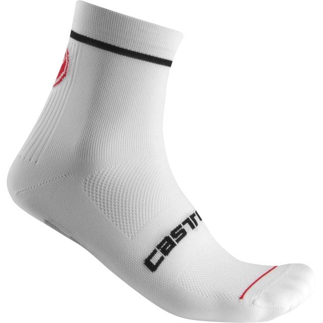 Castelli - sosete ciclism - Entrata 9 Sock - alb