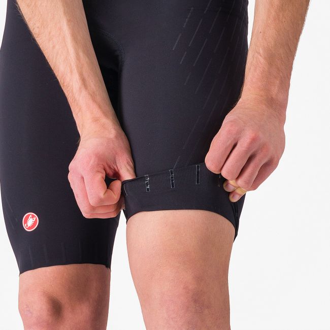 Castelli - costum triatlon cu maneca scurta - Free Sanremo 3 Suit Short Sleeve - negru