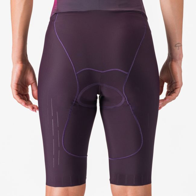 Castelli - costum triatlon fara maneci - Free Sanremo 3 W Suit Sleeveless - negru | portocaliu vivid