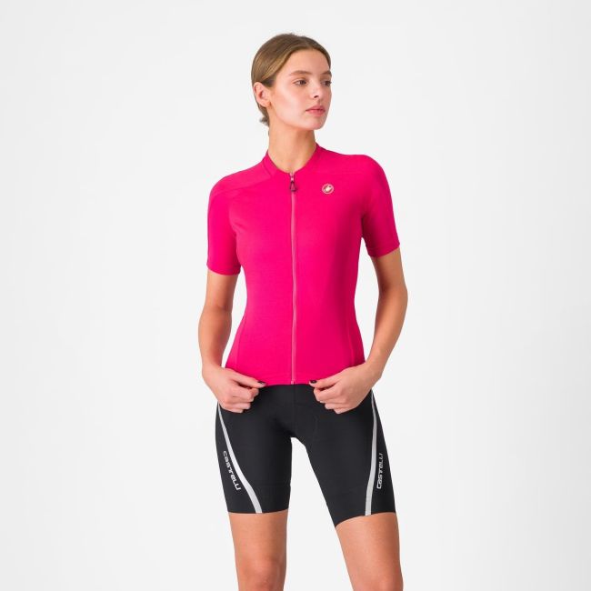 Castelli - pantaloni ciclism scurti cu bretele - Velocissima 3 Bibshort - 15-38 gr C - negru | argintiu