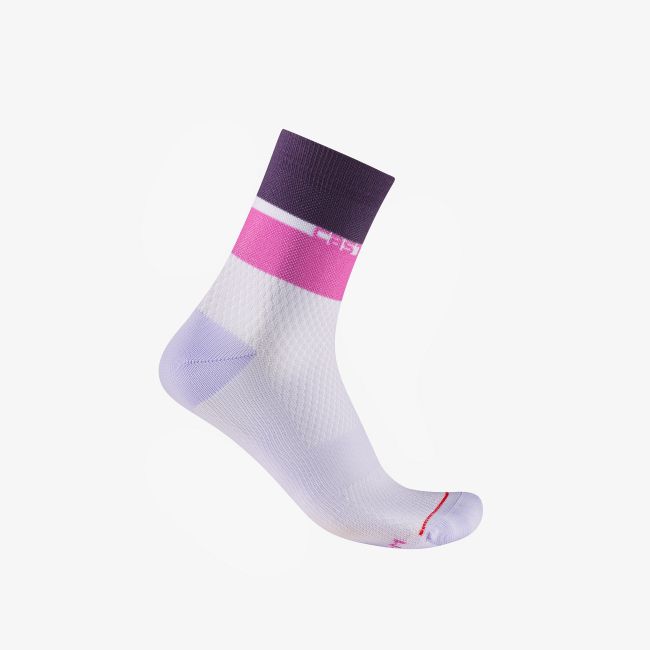 Castelli - sosete ciclism - Elegante 12 Sock - mov orchid